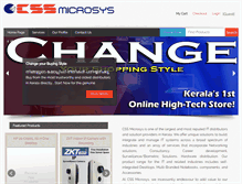 Tablet Screenshot of cssindia.com